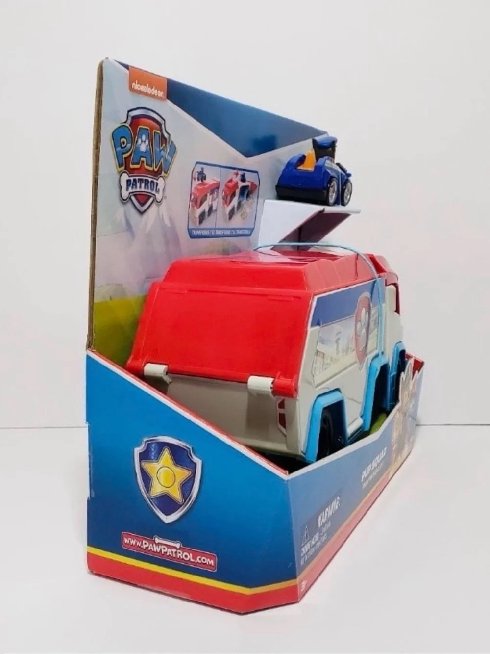 🆕 Nickelodeon PAW Patrol Pup Squad Patroller With Chase Vehicle